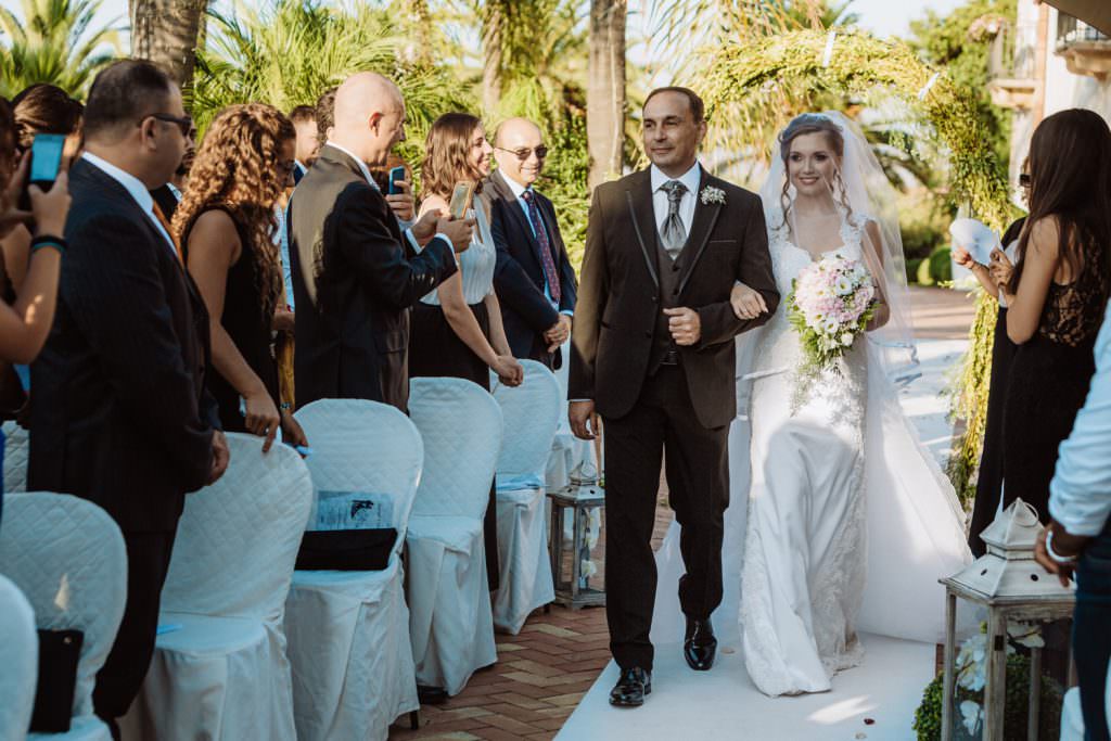 Meet of a Christian Wedding in Sicily 
