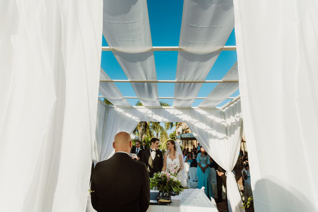 Emotional Ceremony of a Christian Wedding in Sicily 