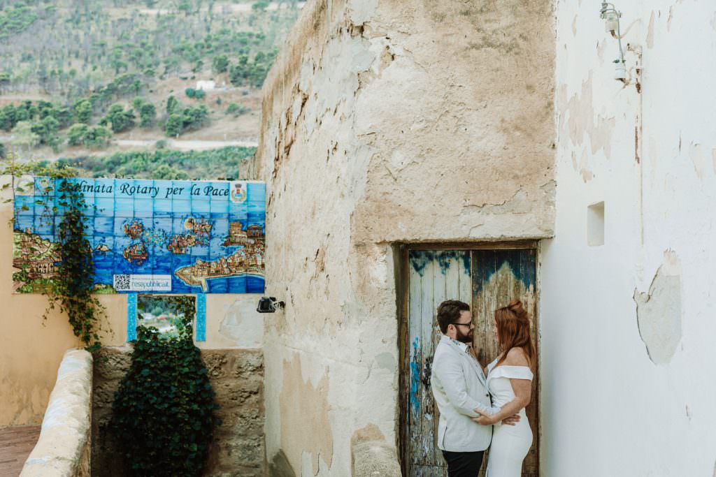 honeymoon photography elegant portrait in Sicily