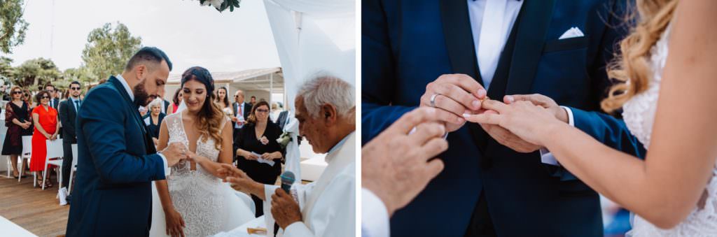 Seaside Wedding in Sicily baia del corallo ceremony 
